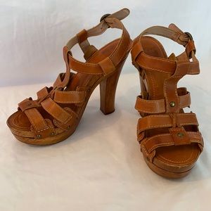 FRYE satrapy leather heels